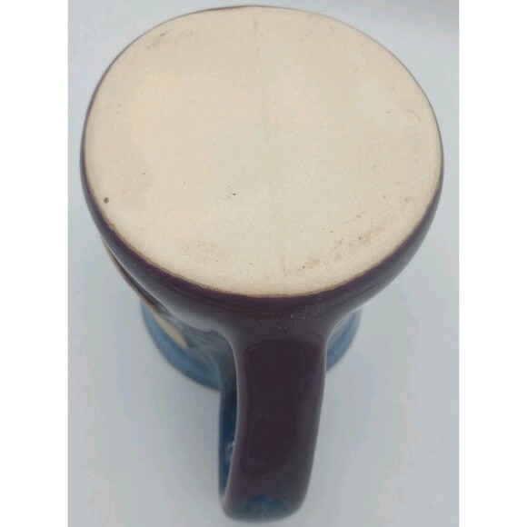 Tumbleweed Pottery Mug Feel Free To Bite Me Stoneware Blue Drip Purple Glaze - Picture 10 of 10